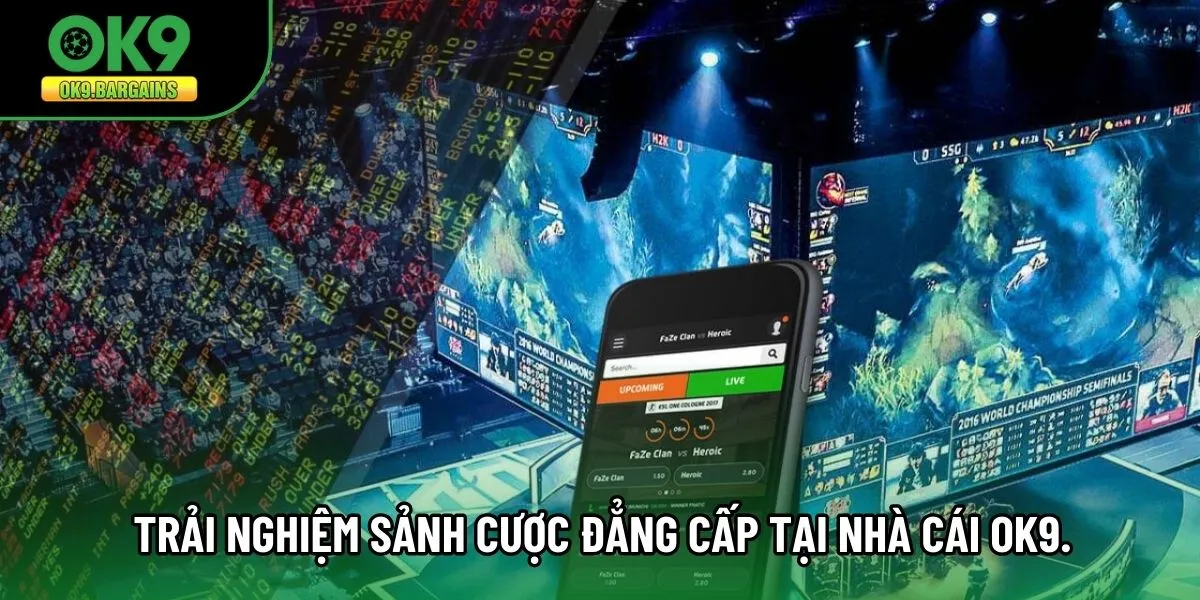 Trải nghiệm sảnh cược đẳng cấp tại nhà cái OK9