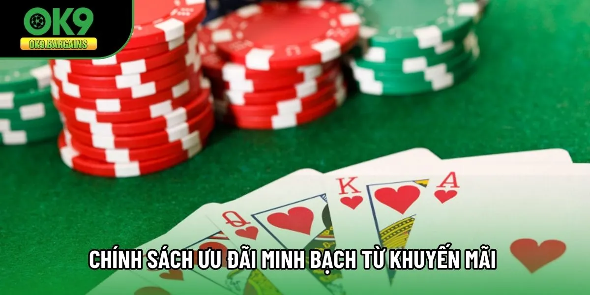 Chính sách ưu đãi minh bạch từ khuyến mãi 